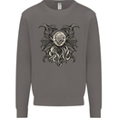 Cthulhu Entity Kraken Mens Sweatshirt Jumper Charcoal