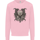 Cthulhu Entity Kraken Mens Sweatshirt Jumper Light Pink