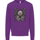 Cthulhu Entity Kraken Mens Sweatshirt Jumper Purple