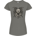 Cthulhu Entity Kraken Womens Petite Cut T-Shirt Charcoal