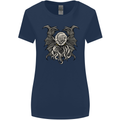 Cthulhu Entity Kraken Womens Wider Cut T-Shirt Navy Blue