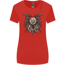 Cthulhu Entity Kraken Womens Wider Cut T-Shirt Red