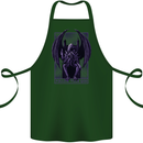 Cthulhu Follow Your God Kraken Mythology Cotton Apron 100% Organic Forest Green