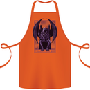 Cthulhu Follow Your God Kraken Mythology Cotton Apron 100% Organic Orange