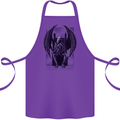 Cthulhu Follow Your God Kraken Mythology Cotton Apron 100% Organic Purple
