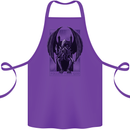 Cthulhu Follow Your God Kraken Mythology Cotton Apron 100% Organic Purple