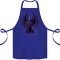 Cthulhu Follow Your God Kraken Mythology Cotton Apron 100% Organic Royal Blue