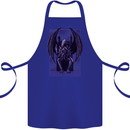Cthulhu Follow Your God Kraken Mythology Cotton Apron 100% Organic Royal Blue