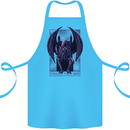 Cthulhu Follow Your God Kraken Mythology Cotton Apron 100% Organic Turquoise