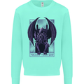 Cthulhu Follow Your God Kraken Mythology Kids Sweatshirt Jumper Peppermint