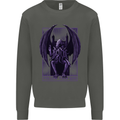 Cthulhu Follow Your God Kraken Mythology Kids Sweatshirt Jumper Storm Grey