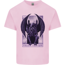 Cthulhu Follow Your God Kraken Mythology Kids T-Shirt Childrens Light Pink