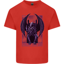 Cthulhu Follow Your God Kraken Mythology Kids T-Shirt Childrens Red