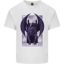 Cthulhu Follow Your God Kraken Mythology Kids T-Shirt Childrens White