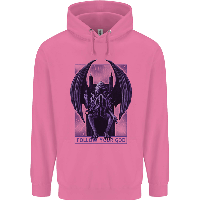 Cthulhu Follow Your God Kraken Mythology Mens 80% Cotton Hoodie Azelea