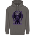 Cthulhu Follow Your God Kraken Mythology Mens 80% Cotton Hoodie Charcoal