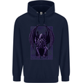 Cthulhu Follow Your God Kraken Mythology Mens 80% Cotton Hoodie Navy Blue