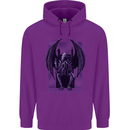 Cthulhu Follow Your God Kraken Mythology Mens 80% Cotton Hoodie Purple
