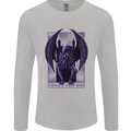 Cthulhu Follow Your God Kraken Mythology Mens Long Sleeve T-Shirt Sports Grey