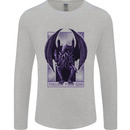Cthulhu Follow Your God Kraken Mythology Mens Long Sleeve T-Shirt Sports Grey