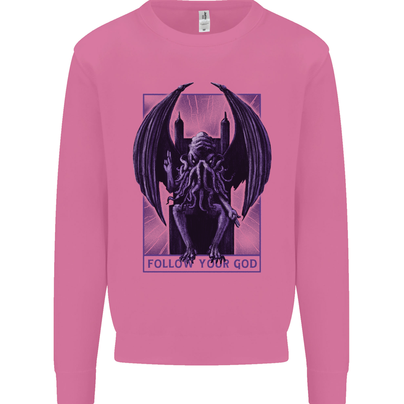 Cthulhu Follow Your God Kraken Mythology Mens Sweatshirt Jumper Azalea