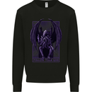Cthulhu Follow Your God Kraken Mythology Mens Sweatshirt Jumper Black