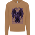 Cthulhu Follow Your God Kraken Mythology Mens Sweatshirt Jumper Caramel Latte