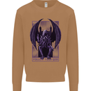 Cthulhu Follow Your God Kraken Mythology Mens Sweatshirt Jumper Caramel Latte