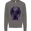 Cthulhu Follow Your God Kraken Mythology Mens Sweatshirt Jumper Charcoal