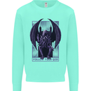 Cthulhu Follow Your God Kraken Mythology Mens Sweatshirt Jumper Peppermint