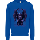 Cthulhu Follow Your God Kraken Mythology Mens Sweatshirt Jumper Royal Blue