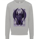 Cthulhu Follow Your God Kraken Mythology Mens Sweatshirt Jumper Sports Grey