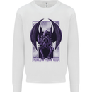Cthulhu Follow Your God Kraken Mythology Mens Sweatshirt Jumper White