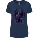 Cthulhu Follow Your God Kraken Mythology Womens Wider Cut T-Shirt Navy Blue
