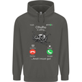 Cthulhu Is Calling Funny Kraken Childrens Kids Hoodie Storm Grey