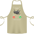 Cthulhu Is Calling Funny Kraken Cotton Apron 100% Organic Khaki