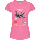Cthulhu Is Calling Funny Kraken Womens Petite Cut T-Shirt Azalea