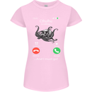 Cthulhu Is Calling Funny Kraken Womens Petite Cut T-Shirt Light Pink