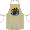 Cthulhu Japanese Anime Kraken Cotton Apron 100% Organic Khaki