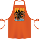 Cthulhu Japanese Anime Kraken Cotton Apron 100% Organic Orange
