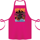 Cthulhu Japanese Anime Kraken Cotton Apron 100% Organic Pink