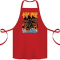 Cthulhu Japanese Anime Kraken Cotton Apron 100% Organic Red
