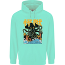 Cthulhu Japanese Anime Kraken Mens 80% Cotton Hoodie Peppermint
