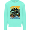 Cthulhu Japanese Anime Kraken Mens Sweatshirt Jumper Peppermint