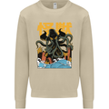 Cthulhu Japanese Anime Kraken Mens Sweatshirt Jumper Sand