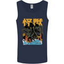 Cthulhu Japanese Anime Kraken Mens Vest Tank Top Navy Blue