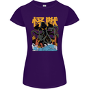 Cthulhu Japanese Anime Kraken Womens Petite Cut T-Shirt Purple