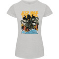 Cthulhu Japanese Anime Kraken Womens Petite Cut T-Shirt Sports Grey