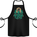 Cthulhu Monster Kraken Cotton Apron 100% Organic Black