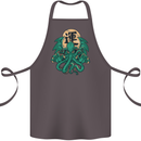 Cthulhu Monster Kraken Cotton Apron 100% Organic Dark Grey